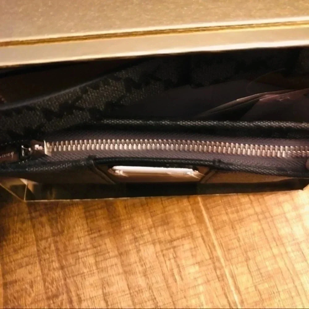 Michael Kors MK Logo Leather Adjustable Belt Bag Fanny Pack L/XL NWT